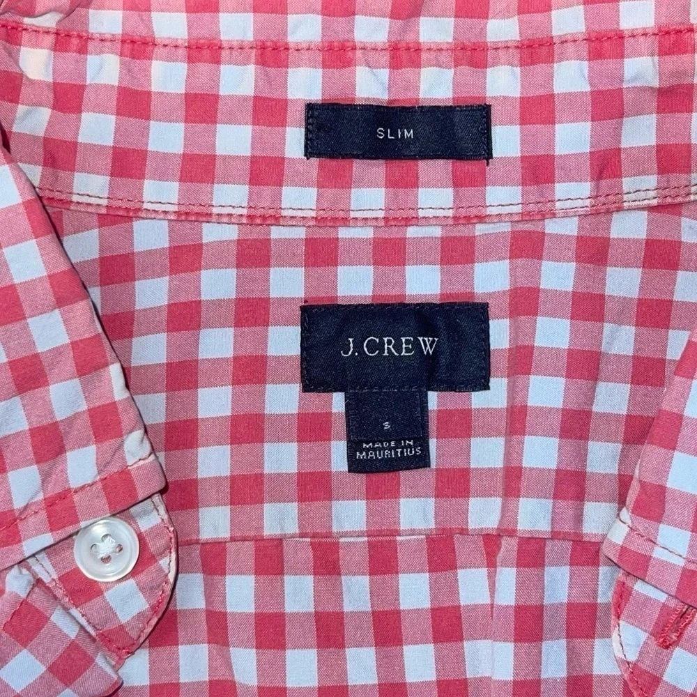 J Crew Plaid Shirt Slim Button Down Long Sleeve